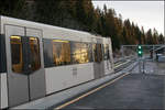 Mit der U-Bahn auf den Berg in den Wald -    Die vorletzte Station der Holmenkollenbahn ist Voksenkollen, 460 Meter über dem Meer.