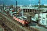 Zugförderung Innsbruck (1983), vorn eine Lokomotive der ÖBB-Baureihe 2043 