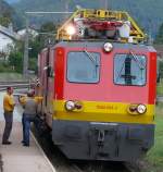 Bahndienstfahrzeug X.552.024-2 zwischen Linz und Selzthal