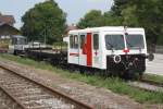 2013 zum Steuerwagen X501.6113 umgebauter VSS X626.113 am 07.Juli 2013 im Bf. Asparn an der Zaya.

