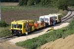 NLB X626.192, VSS X501.0002, X501.6113 und X626.144 am 24.August 2014 in der Hst. Mistelbach Interspar.