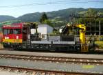 X 630 404-1 am 8.8.2013 im Bahnhof Kirchberg in Tirol.