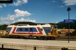 EM-SAT 120 der ÖBB im Bahnhof Hermagor.