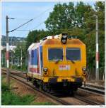 Gleisvormesswagen EM-SAT 120 der BB in Wien/Speising; 18.9.2010.