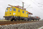 3.2.2022 - Idagroden - Motorturmwagen X 954 008 - Oberleitungsbau Strecke Oldenburg - Wilhelmshaven