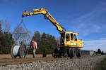 Die Technische Ausrüstung von Eisenbahnkreuzungen auf  der Graz Köflacher Eisenbahn wird stätig vorangetrieben .