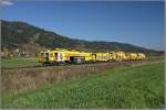 Swietelsky Stopfexpress fhrt zu Gleisbauarbeiten in Fohnsdorf.
Sillweg 18.10.2008 