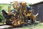 Gleisstopfmaschine Type Minima II (Hersteller: Plasser & Theurer, Fab.Nr.: 2795, Baujahr: 1993) der Weinviertel Draisine am 04.Juli 2026 in Asparn a.d. Zaya.