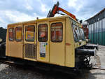 Die Draisine X 626 150 (Bahn-Motorwagen BM 100) war Mitte August 2020 im Lokpark Ampflwang abgestellt.