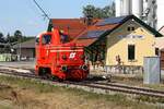 A-NLB 2067.100 am 23.August 2026 w�hrend des zweit�gigem Fotospezial 'Dieselnostalgie im Weinviertel' in Wilfersdorf-Hobersdorf.