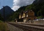 Bahnhof Gstatterboden.