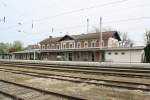 Einst Knotenpunkt zweier Strecken ist der ehemalige Bahnhof Zellerndorf heute nur mehr eine unbesetzte Haltestelle.