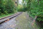 Die Haltestelle Johannesthal an der Lokalbahn Retz-Drosendorf, seit 2010 durch die NVOG betrieben, ist seit 1994 stillgelegt, Ende Mai 2011