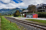 Blick auf den, zur Haltestelle degradierten Bahnhof Gundersheim, am 6.9.2016.
Ab dem 11. Dezember 2016 wird aber leider auch auf dem einen noch verblieben Gleis, kein Zug mehr unterwegs sein. 