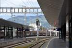FELDKIRCH (Vorarlberg), 24.04.2025, Blick auf Bahnsteuige