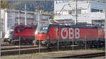 Der  Neue  Stern am Gleishimmel. 

Immer öfter zu sehen auch in Graz die Baureihe 1293.
Hier am 8.Oktober 2020 in der Produktion Graz