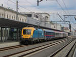 Graz. Ende Mai 2020 zieht die 470 008 den Eurocity 159 nach Wien, hier kurz vor der Abfahrt am Grazer Hauptbahnhof.