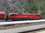 1116 235-3 am samstäglichen Zusatz RailJet 1286/1287 von Feldkirch bis München Hbf und retour.