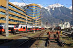 ÖBB 4746 009 erreicht als CJX seinen Zielbahnhof Innsbruck Hbf.