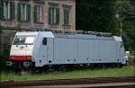 186 909 (9180 6186 909-8 D-BTK) steht abgestellt in Kufstein und wartet auf die berfhrung nach Italien. (11.07.2008)
