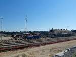 Abri�arbeiten des Bahnhofshauptgeb�udes in Ried i.I.