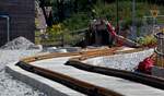  Wir bauen f�r Sie , ein neues Abstellgleis im Bhf-Ried; 260915