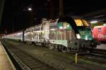 Am 27.10.2010 in Salzburg Hauptbahnhof mit EN 463, die 1047 503-6 Franz Liszt.