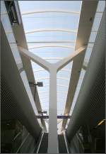 Modern und hell -    Der modernisierte Hauptbahnhof in Salzburg hinterlässt einen modernen und hellen Eindruck.