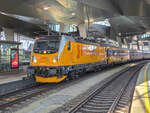 Siemens Vectron 8 226 von RegioJet steht in Wien Hbf zur Abfahrt nach Budapest Deli bereit, 19.06.2026.