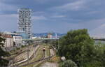 Der Donauuferbahnhof in Wien am 27.07.2026.