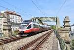 4024 107-6 erreicht den Halt Wien Hernals aus Richtung Wien Handelskai.