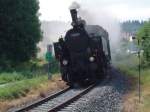 Nostalgiezug auf dem Weg von Ferlach nach Klagenfurt
