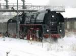 01 1533-7 der GEG (ehemals DR) bei  bestem Winterwetter , am 19.02.09 mit einem Sonderzug im Bahnhof Zittau (Sachsen).