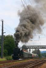 109.13 fhrt am 23.Juni 2012 mit dem SR 14856 nach Spitz a/d Donau aus dem Bf.