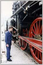 Auf diesem Foto sieht man erst so richtig die Gre der Treibrder der 12.14. (Selztal 30. Mai 1993)