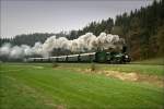 Dampflok 671 auf der Fahrt von Graz nach Kflach zur Jubilumsausstellung  Kohle,Dampf & Schiene - 150 Jahre GKB .
Gaisfeld 10.04.2010