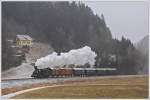 671 bei der Rückfahrt von Köflach nach Graz als Spz 8448 beim Bogen in Gaisfeld am 4.2.2012 aufgenommen.