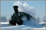 Kleine Einstimmung auf den nchsten Winter. GKB 671 mit ihrem Dampfsonderzug R 8515 von Graz nach Wies-Eibiswald am 5.2.2006, aufgenommen bei der Haltestelle in Dietmansdorf. Bei dieser Lok handelt sich um eine ehemalige Sdbahnreihe 29, welche 1860 gebaut wurde. 17 dieser Maschinen kamen 1924 zur GKB. 671 war seit diesem Zeitpunkt nie abgestellt, und ist somit die dienstlteste Dampflokomotive auf der Welt!