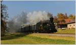 GKB 671 (BJ 1860) am 26.10.2015 mit ihrem Spz 8521 von Graz nach Deutschlandsberg im Oisnitzgraben zwischen dem Bahnhof Lannach und der Haltestelle Oisnitz-St. Josef aufgenommen.