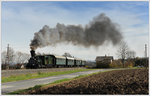 671 der GKB am 29.10.2016 mit ihrem SPZ 8524 von Wies nach Lieboch kurz nach der Ausfahrt aus dem Bahnhof St.