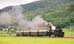  06.06.2004, Aus Anlass des 30. Geburtstages der Östereichischen Gesellschaft für Eisenbahngeschichte (ÖGEG) fanden auf der Strecke der Salzburger Lokalbahn  	Sonderzugfahrten statt. Fotografiert habe ich die 50 5319 mit ihrem Zug auf der Rückfahrt nach Salzburg hier bei Anthering.  