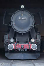 Die im Lokpark Ampflwang ausgestellte Dampflokomotive 52.3517 entstand 1943 bei Krauss-Maffei.
