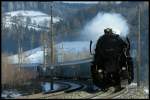 52.4984 kurz vor Mrzzuschlag. Der Semmering wurde bereits erklommen. 04.01.2009