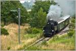 Ein kleiner Abstecher ins Jahr 2007: Am 8.7. dampft 629.01 mit einem Sonderzug nach Wien-Sd-Ostseite aus dem Heizhaus Strasshof.