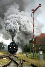 Dampflok 77.28 mit dem Fotozug 91159 von Attnang-Puchheim nach Hausruck.