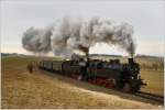 Beim Dampflok Spektakel im Hausruck fahren die beiden Dampfloks 77 28 + 78 618 mit dem R 14316 von Simbach nach Attnang Puchheim.