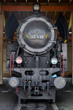 Die Dampflokomotive 78 618 stammt aus dem Jahr 1938 und ist Teil der Ausstellung im Lokpark Ampflwang.