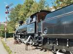 Denkmallokomotive 80.179 vor dem Bahnhof Knittelfeld (Stmk.) am 4.9.2003