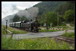 93.1332 bei der Ausfahrt aus dem Bahnhof Eberstein im Görschitztal.   
26.07.2019