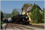 88.103 und 93.1332 mit ihrem Sonderzug aus Weizelsdorf am 21.8.2011 bei der Einfahrt in Ferlach anlsslich der NOSTALGIE TOTAL - „Dampf, Diesel, Strom“ 